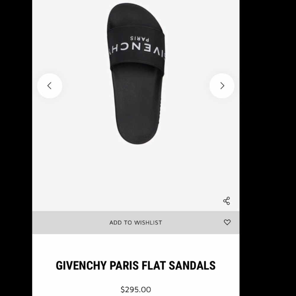 Givenchy slides